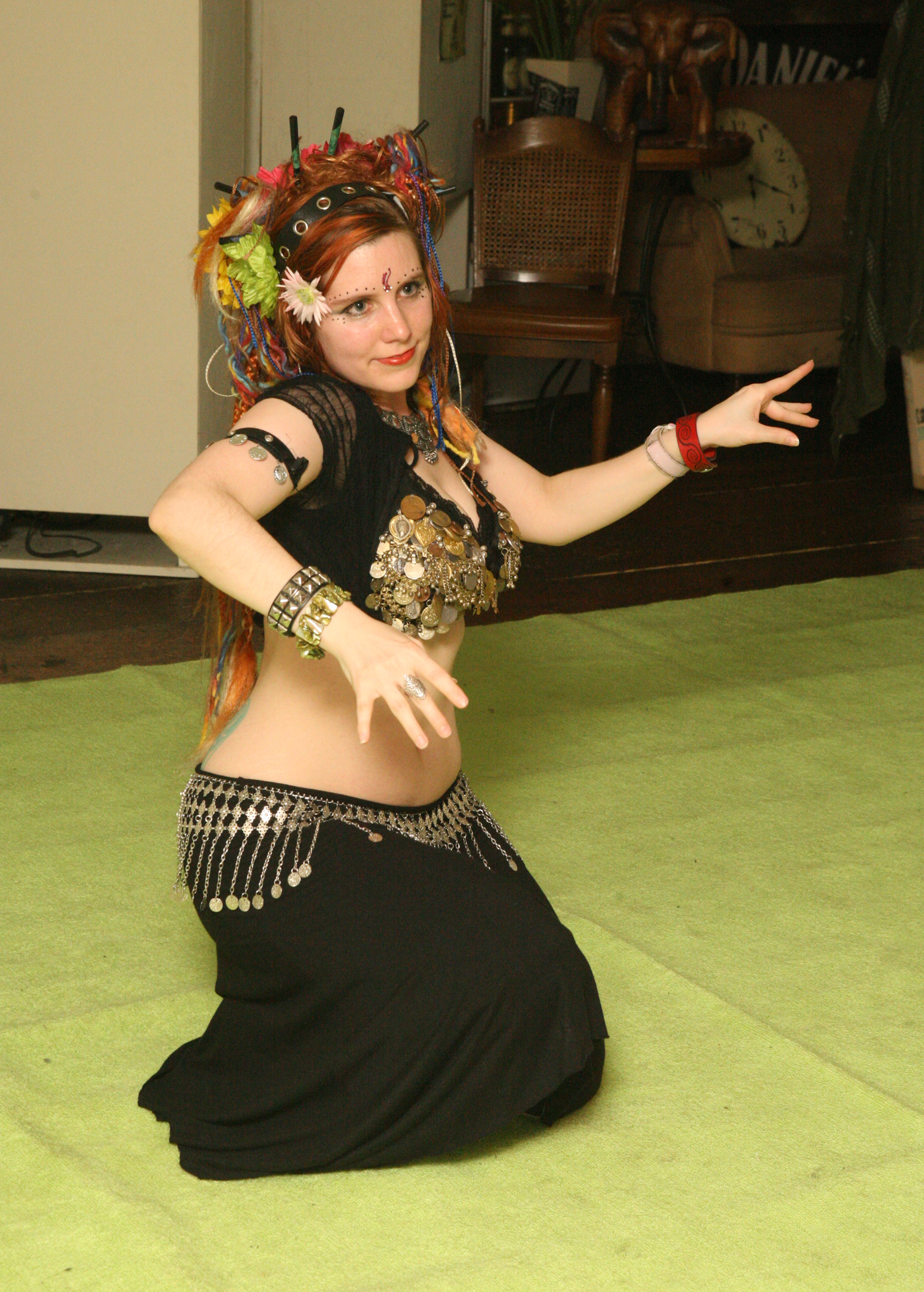 Belly Dance Eugene - Fusion Belly Dance - Tribal Fusion Floorwork